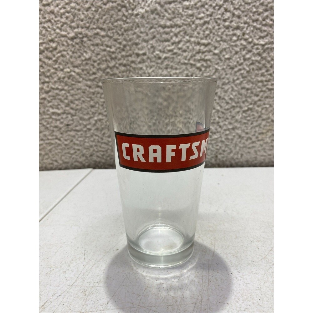 Craftsman Glass Classic Sears Tools 16oz Beer Cup